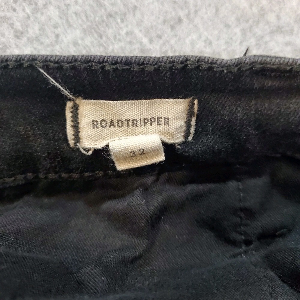 Madewell‎ Jeans Size 32 Womens RoadTripper Skinny Wash Black Denim Pants Stretch - Picture 7 of 11